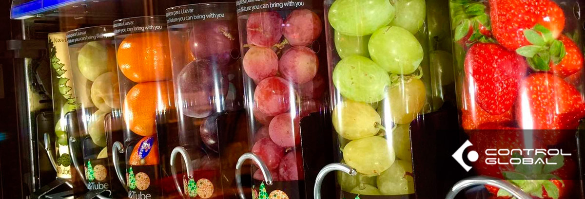 alimentos saludables en máquinas expendedoras